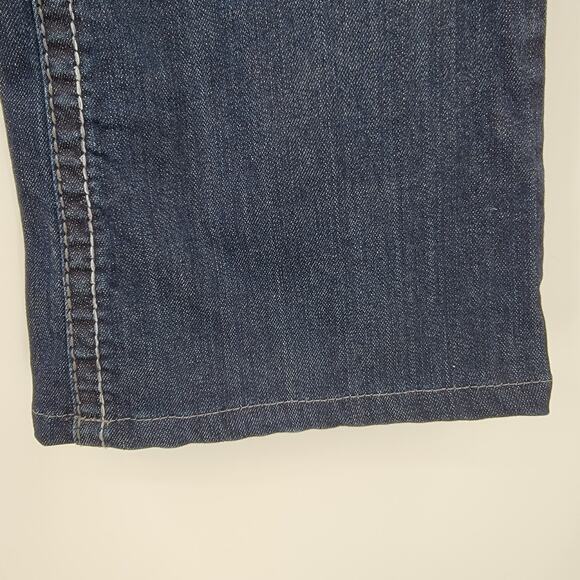 KUT From The Kloth Women's Embroidered Pockets So Low Bootcut Jeans Size 12 - Picture 8 of 11